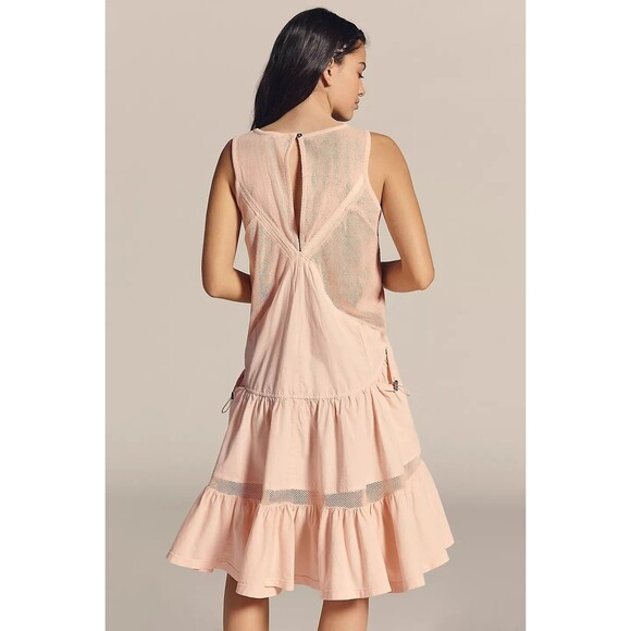 Daily Practice By Anthropologie Hill Up Tiered High-Low Midi Dress L-P 280549 - Picture 4 of 8